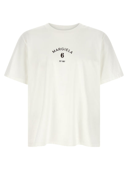 MM6 Maison Margiela White Cotton T-Shirt