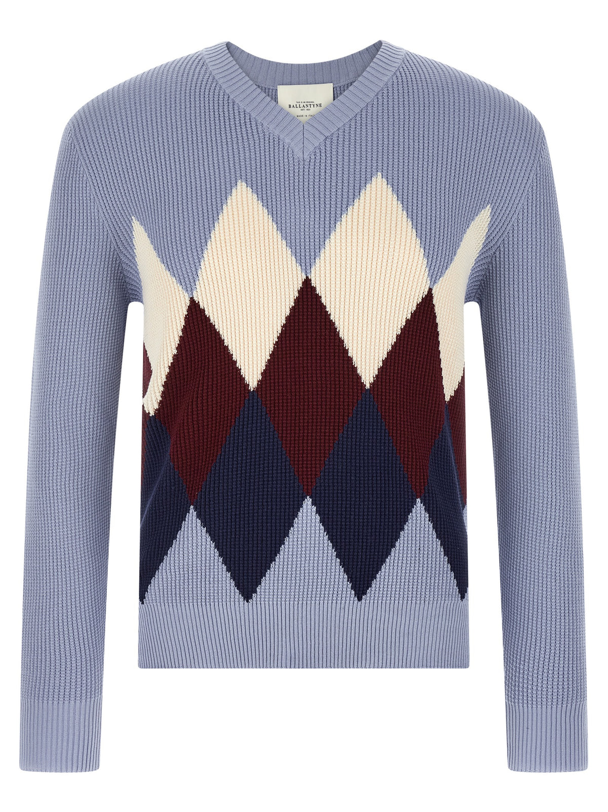 Cardigan Ballantyne en coton bleu