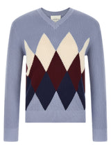 Cardigan Ballantyne en coton bleu