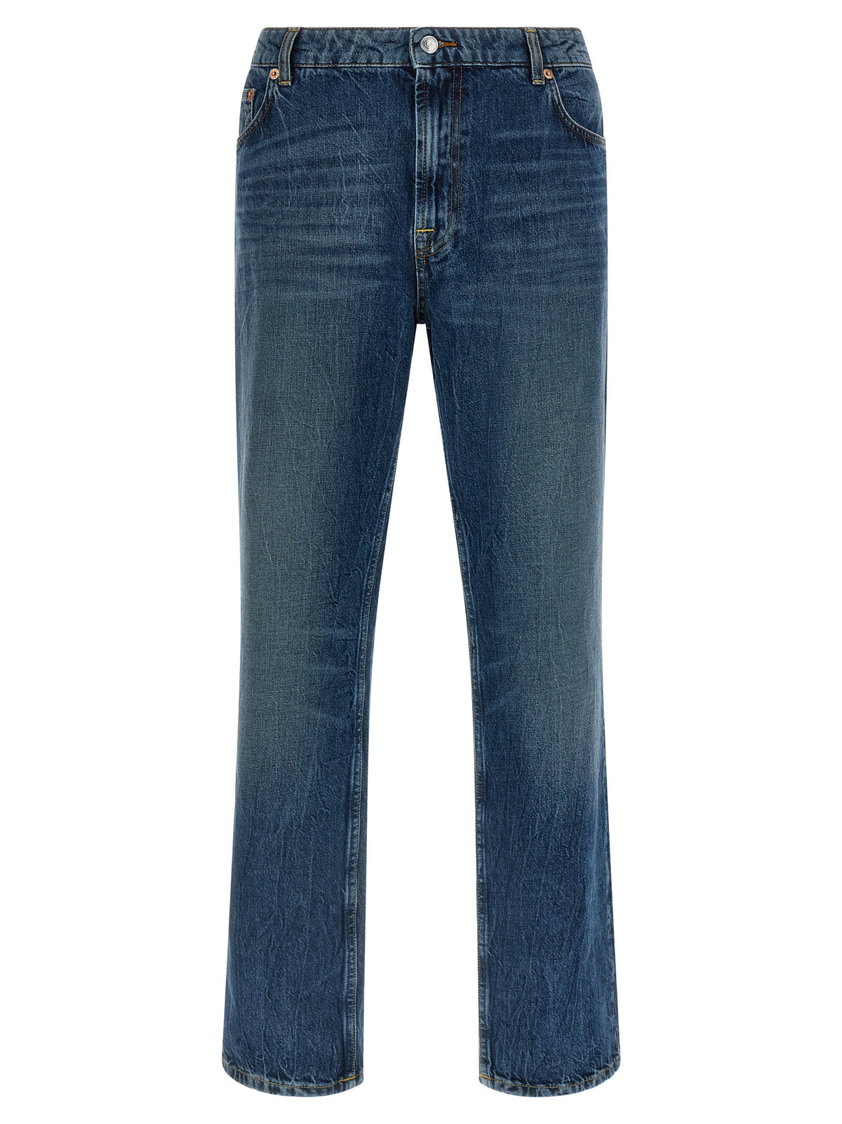 Jean droit en coton bleu Department 5