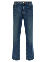 Jean droit en coton bleu Department 5