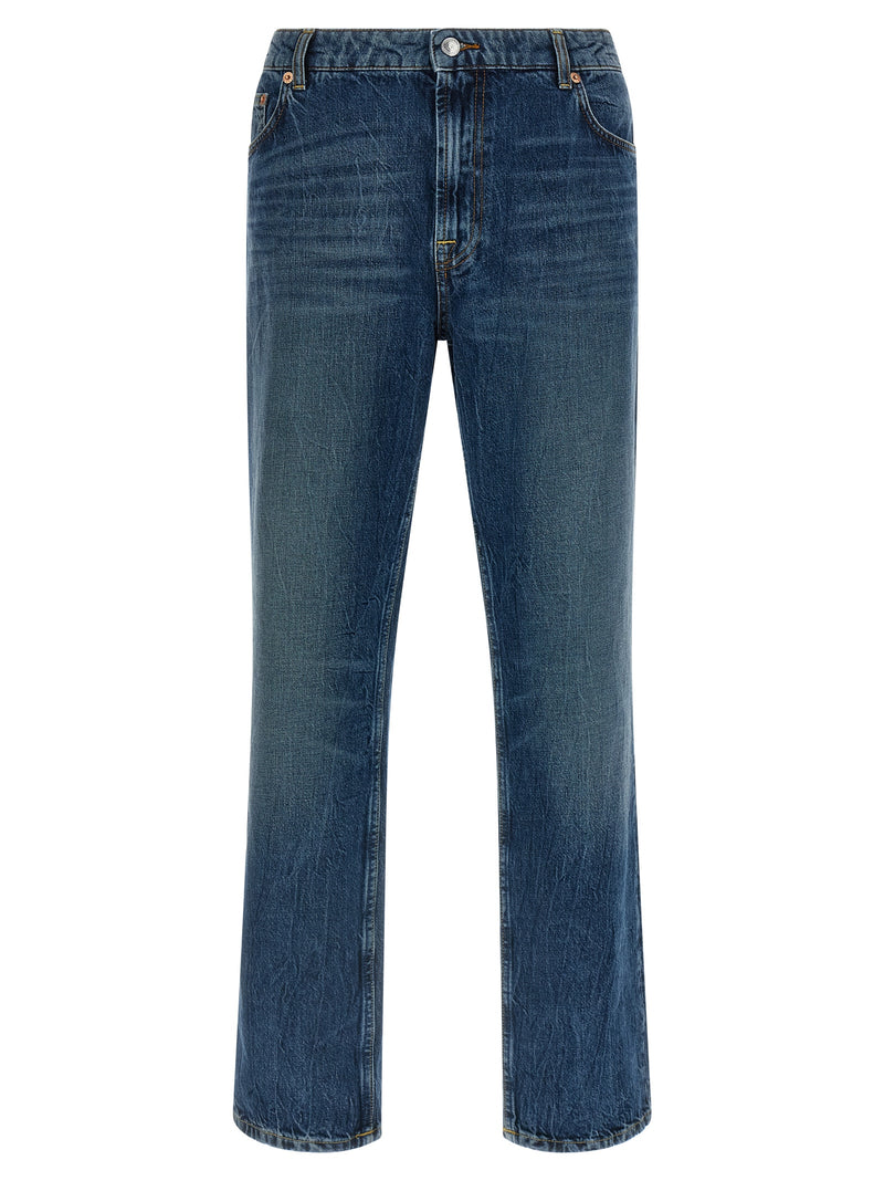 Jean droit en coton bleu Department 5