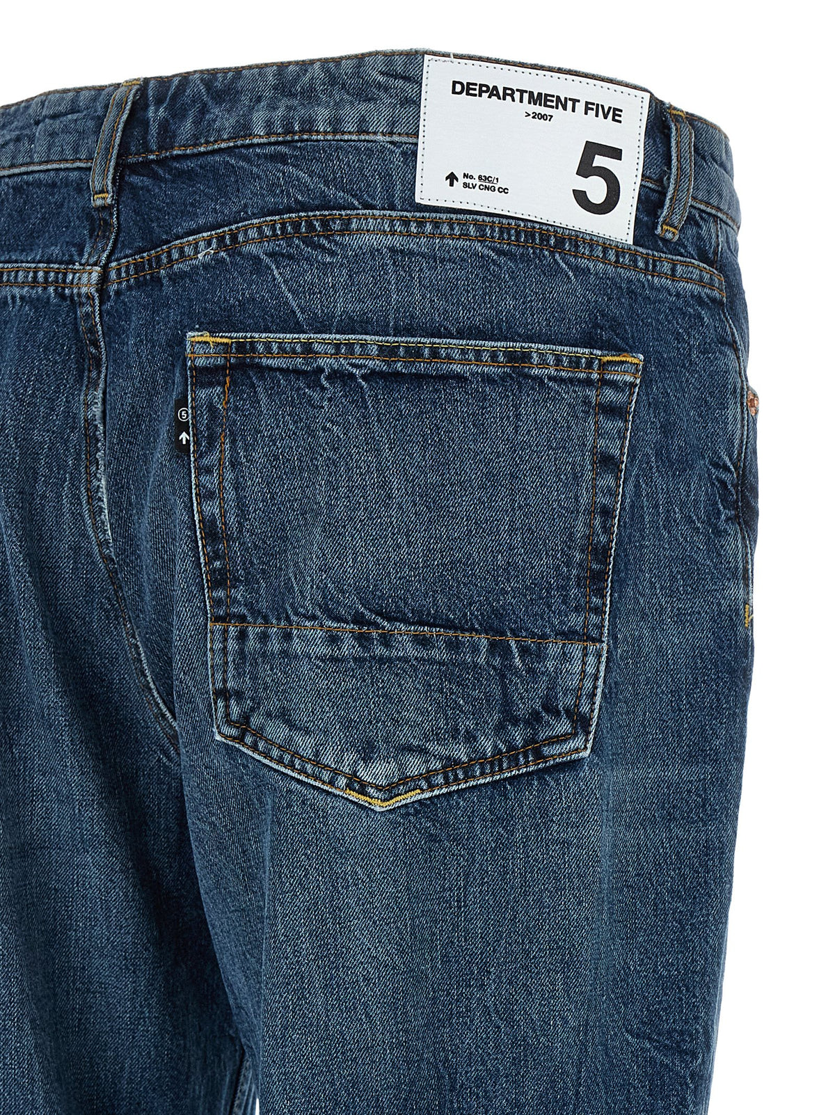 Jean droit en coton bleu Department 5