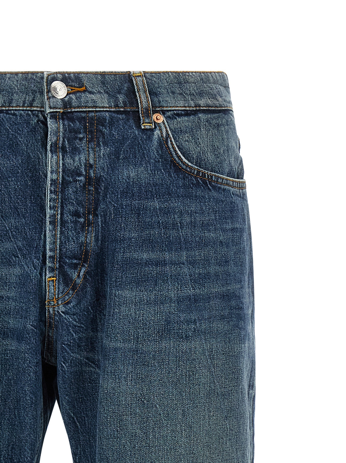 Jean droit en coton bleu Department 5