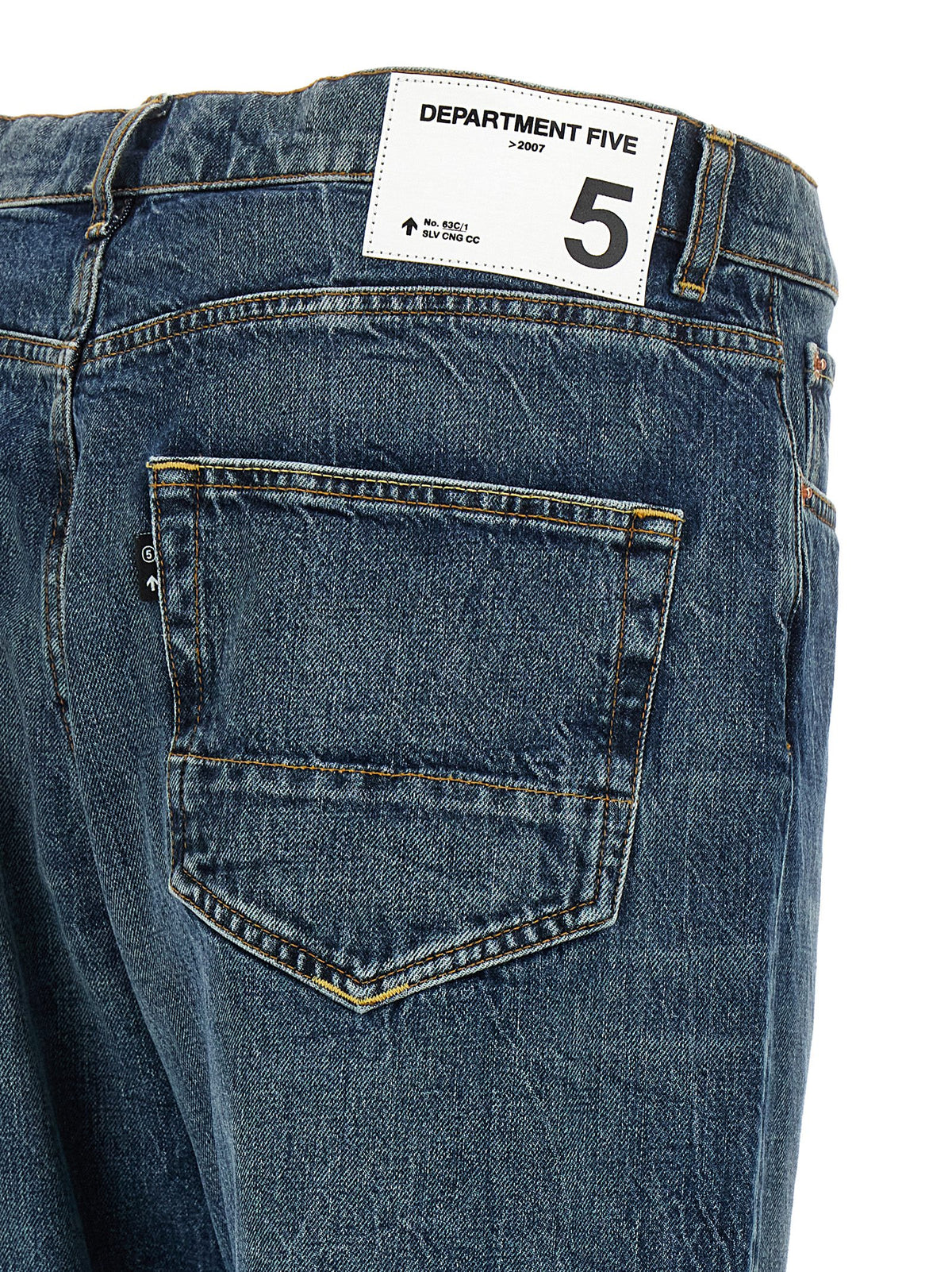 Jean droit en coton bleu Department 5