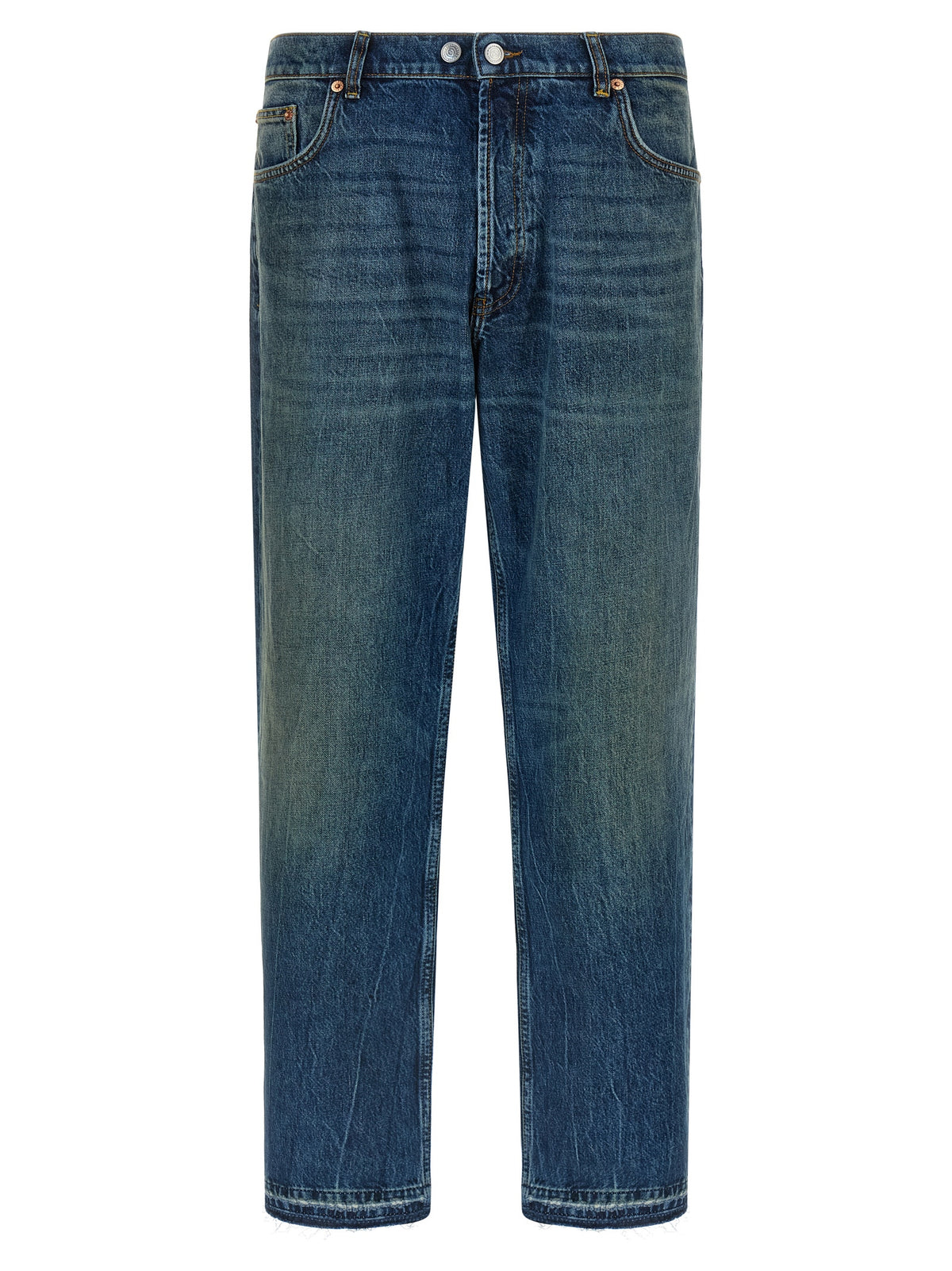 Jean droit en coton bleu Department 5
