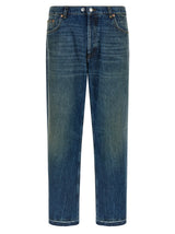 Jean droit en coton bleu Department 5
