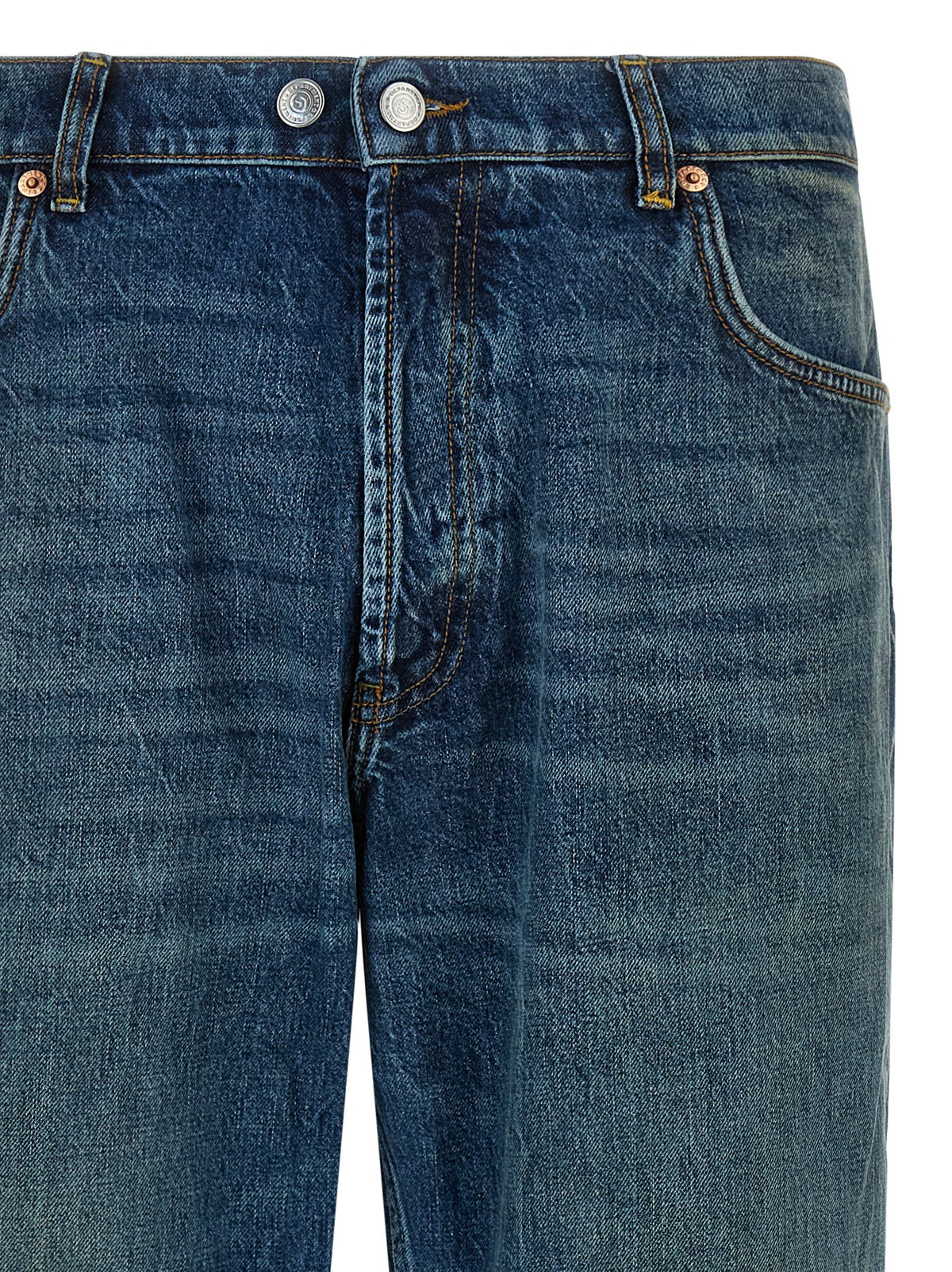 Jean droit en coton bleu Department 5