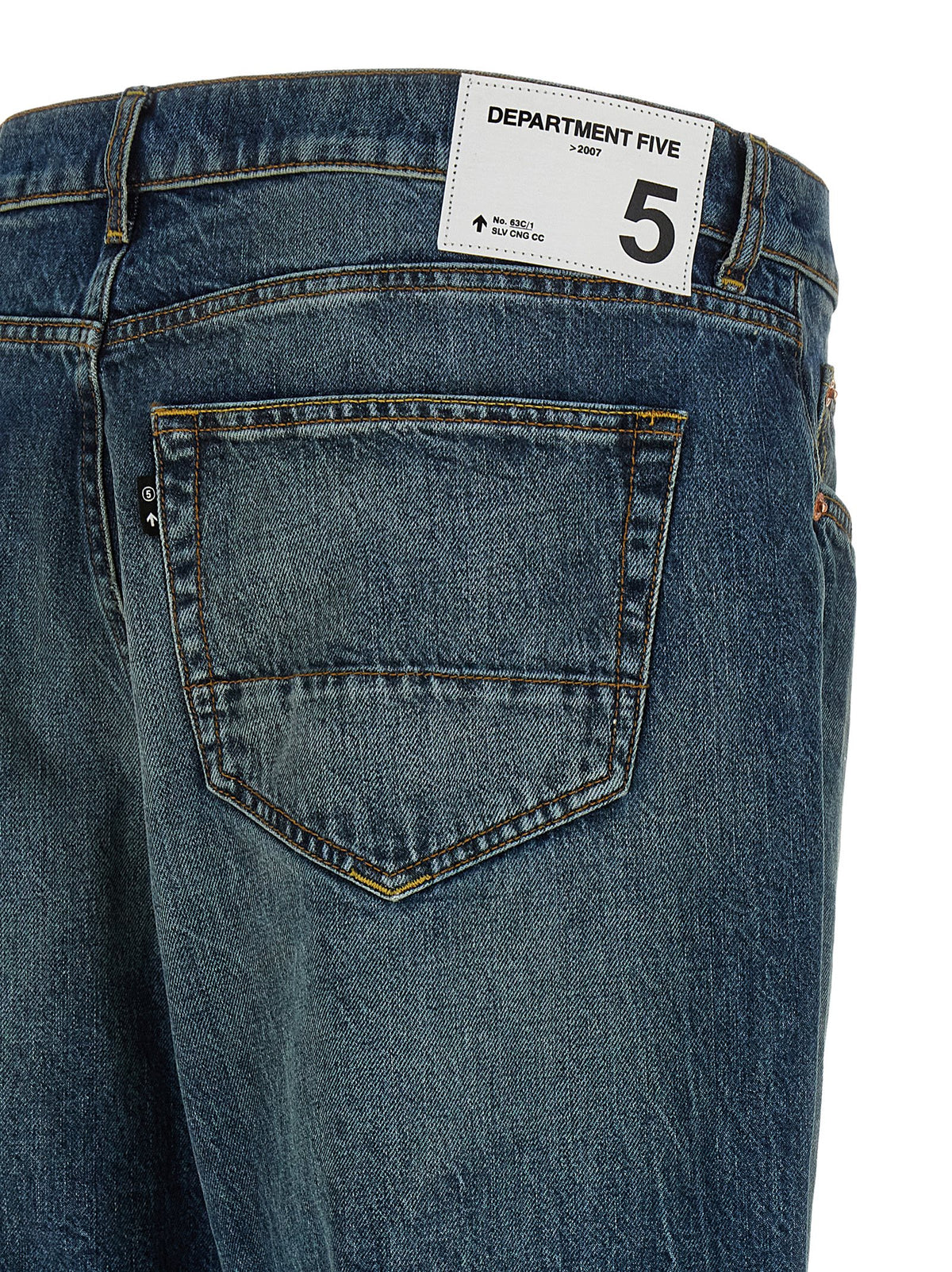 Jean droit en coton bleu Department 5