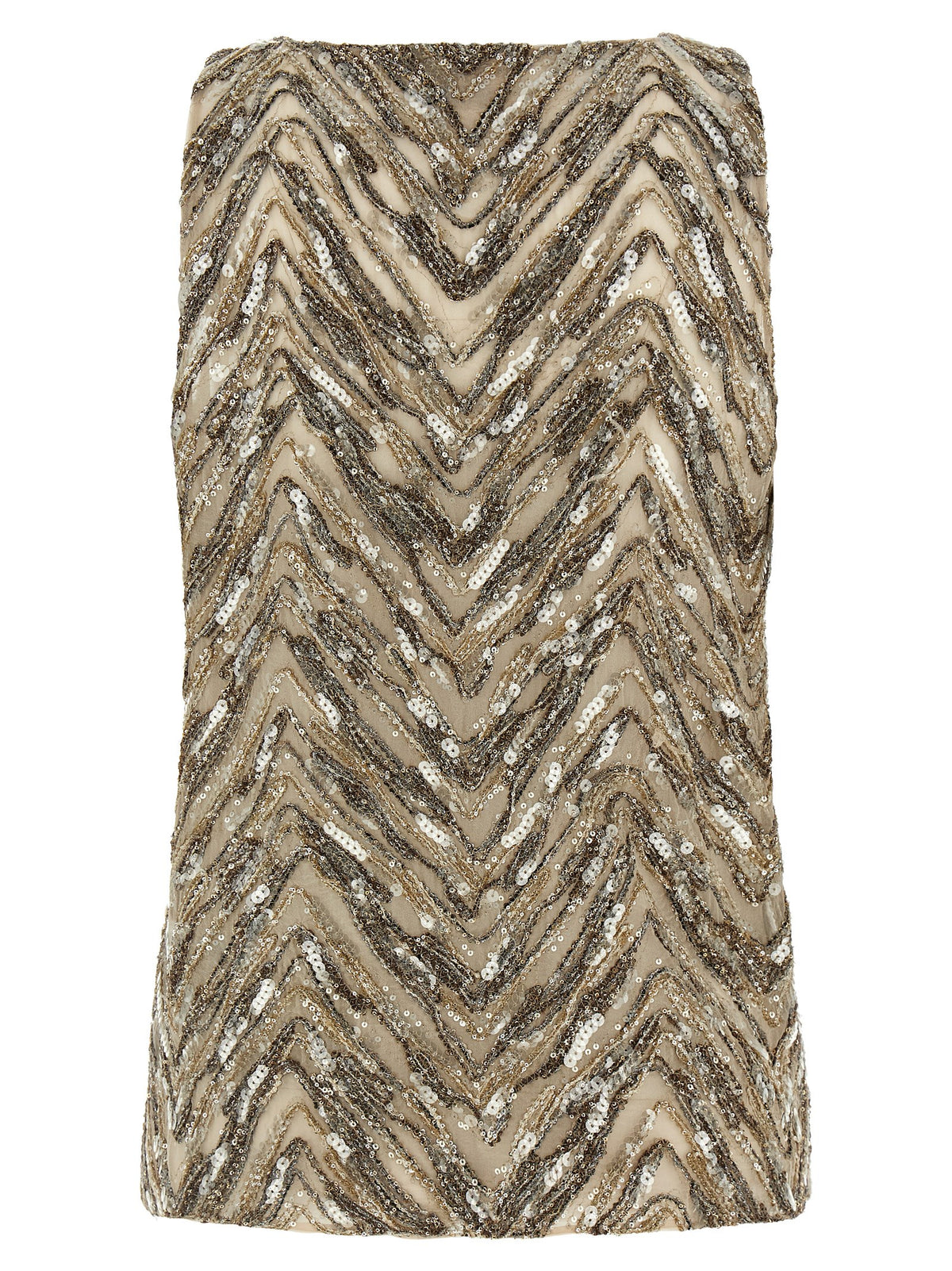 Débardeurs en soie beige Brunello Cucinelli