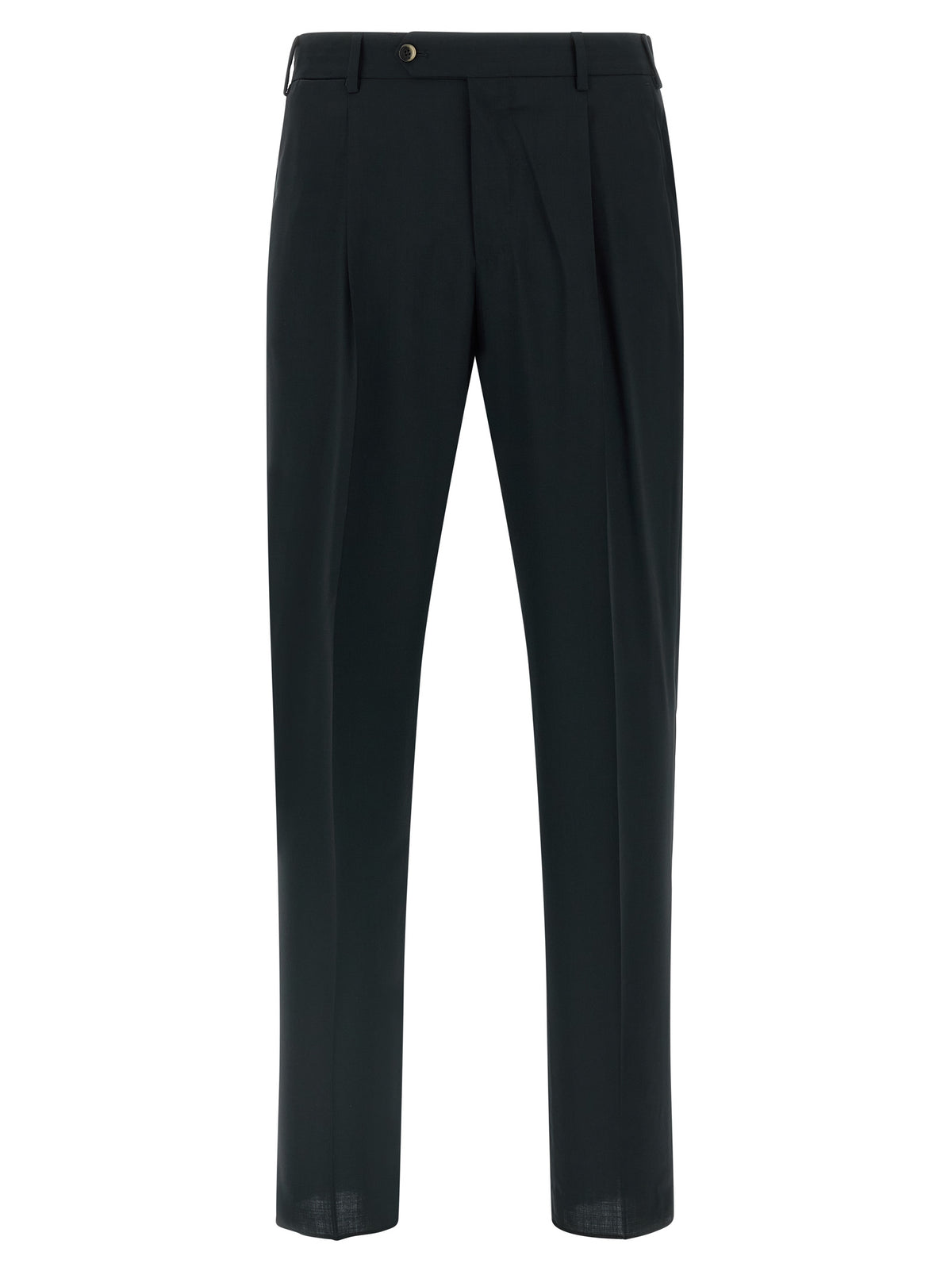 Pantalon en Laine Vierge Noir PT Torino