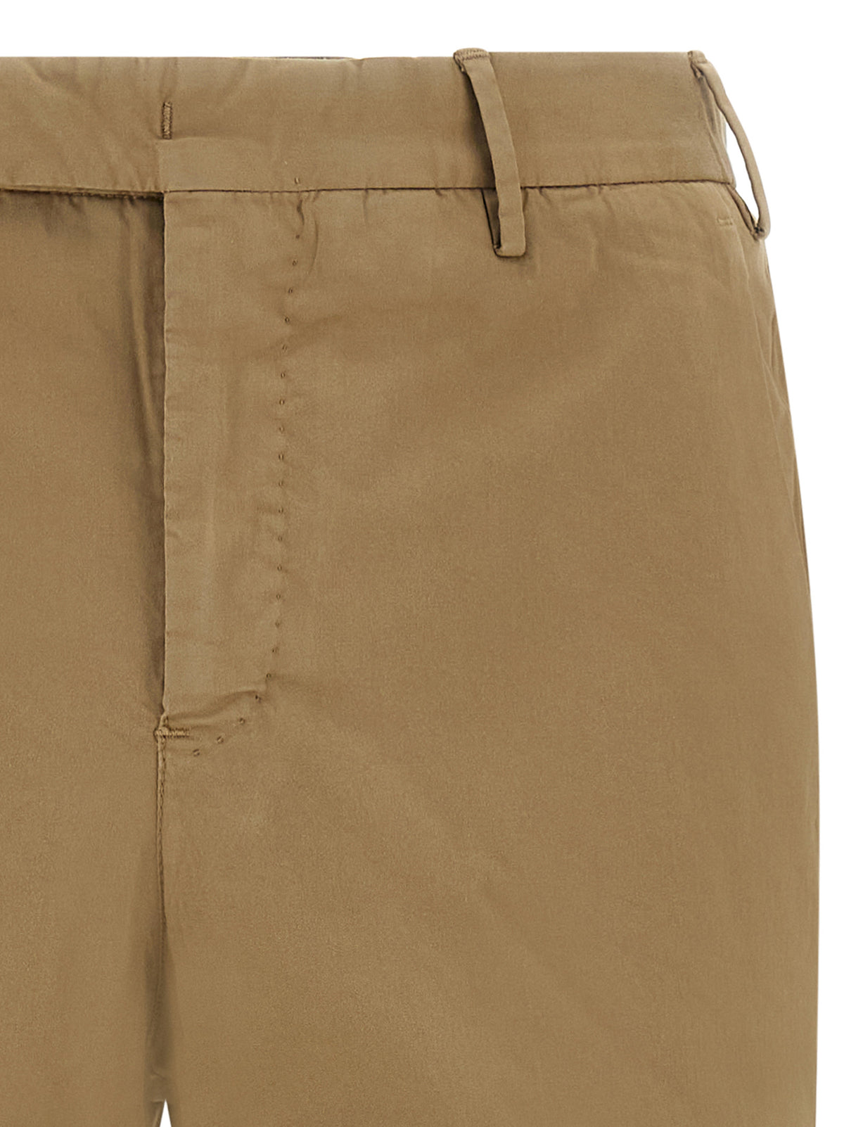 Pantalon habillé en coton marron PT Torino