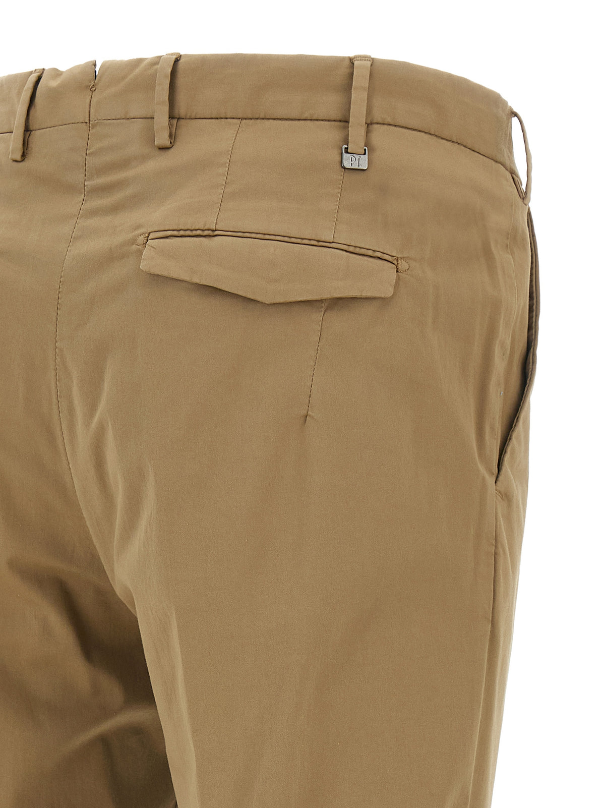 Pantalon habillé en coton marron PT Torino
