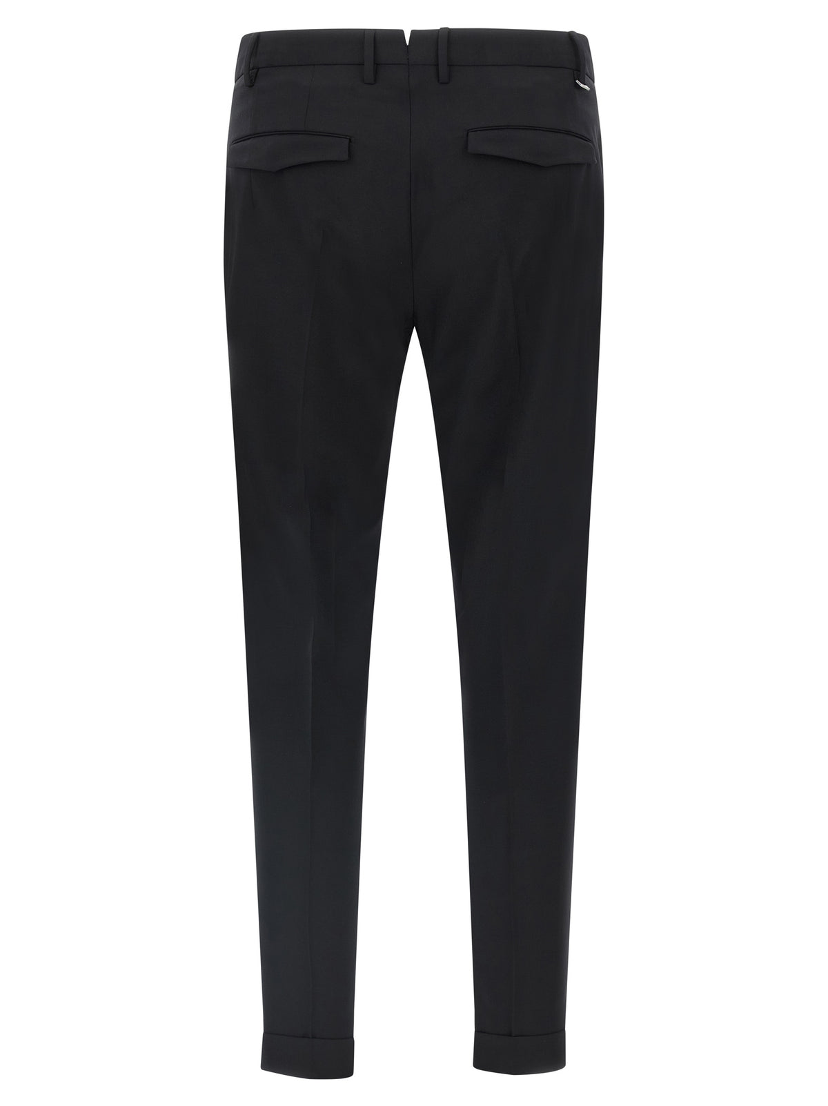 Pantalon de ville en laine vierge noire PT Torino