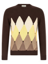 Ballantyne Brown Cotton Cardigan for Men