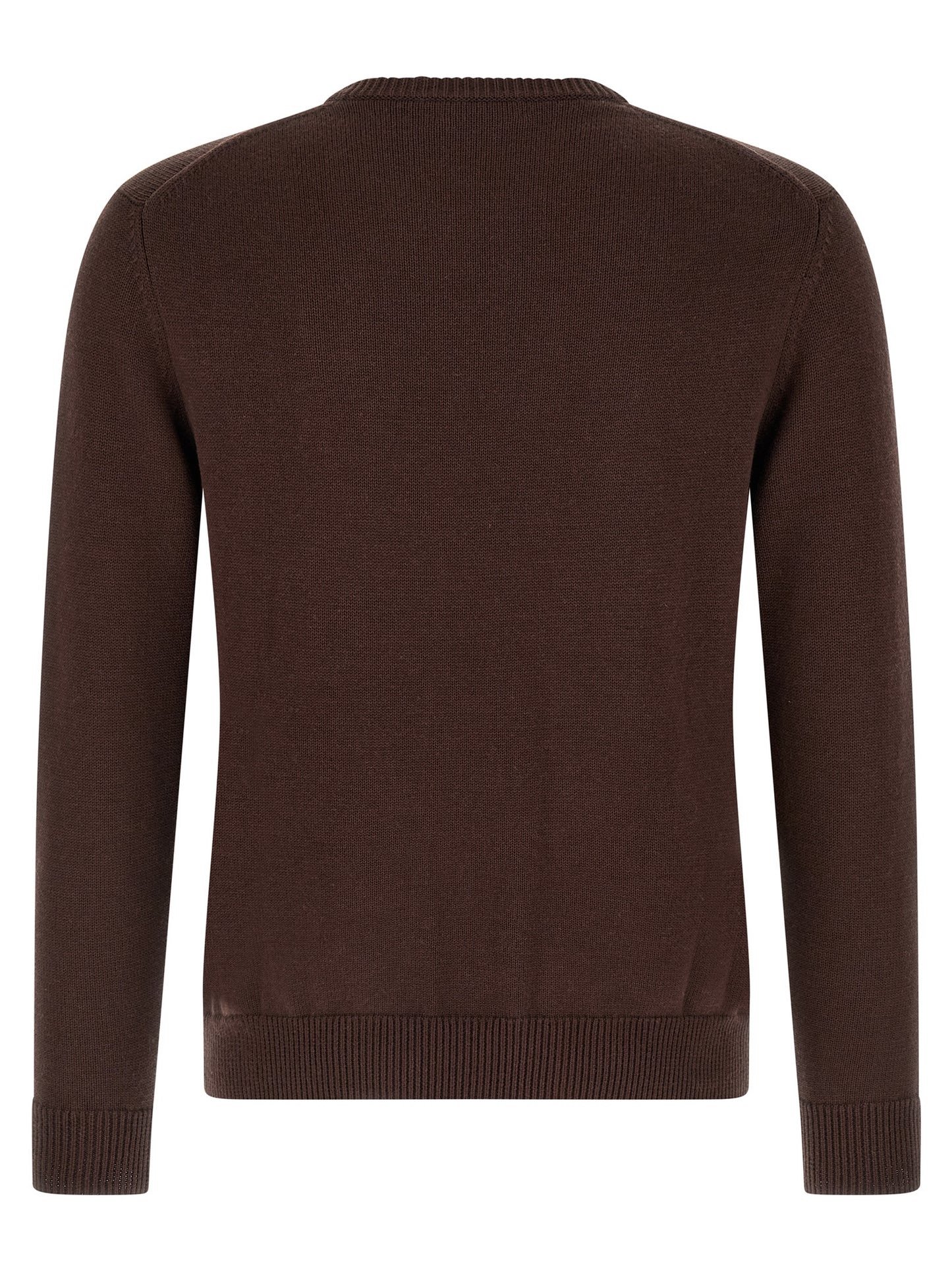 Ballantyne Brown Cotton Cardigan