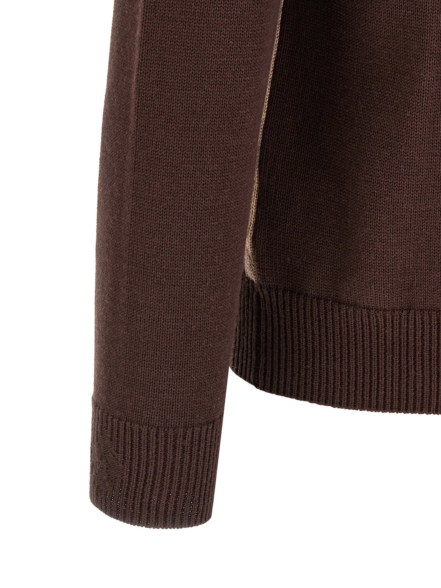 Ballantyne Brown Cotton Cardigan