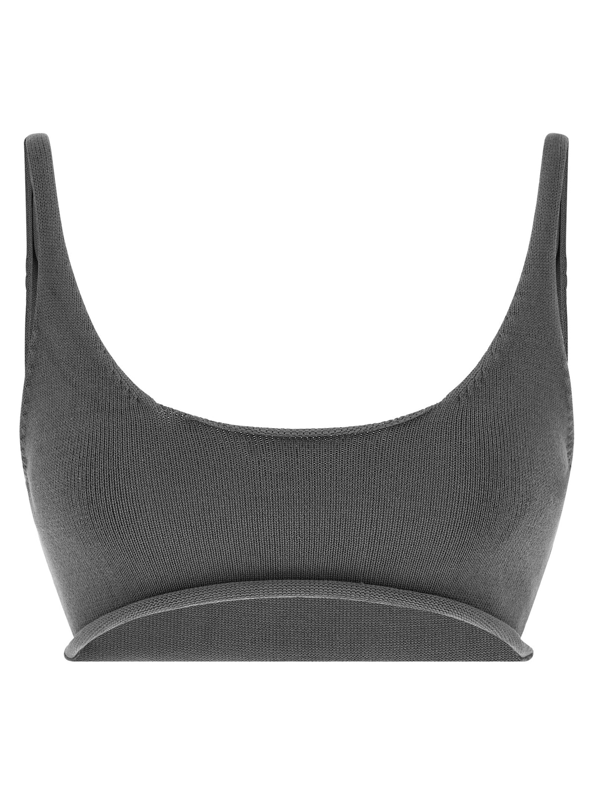 Soutien-gorge de sport en coton gris Entire Studios