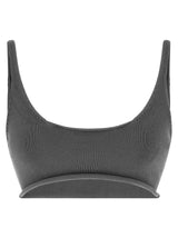 Soutien-gorge de sport en coton gris Entire Studios