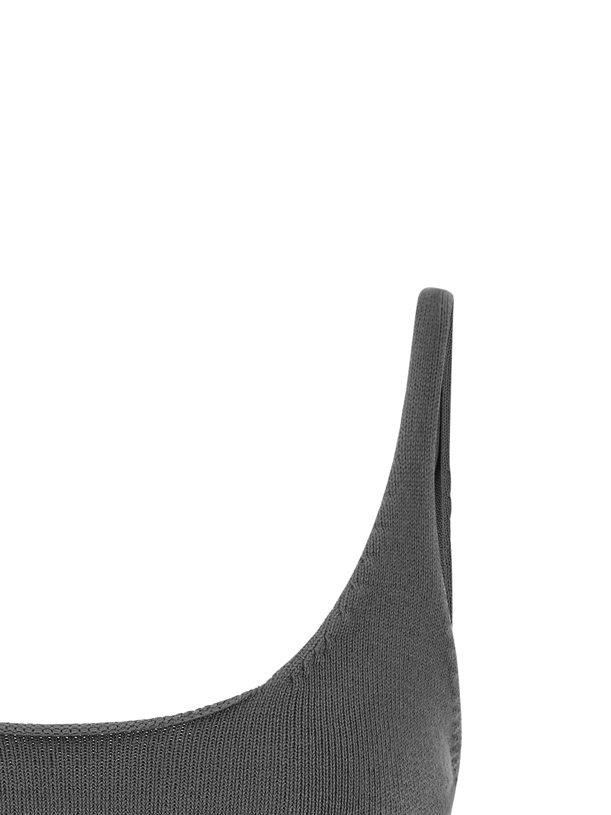 Soutien-gorge de sport en coton gris Entire Studios