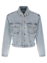 Entire Studios Blue Cotton Denim Jacket