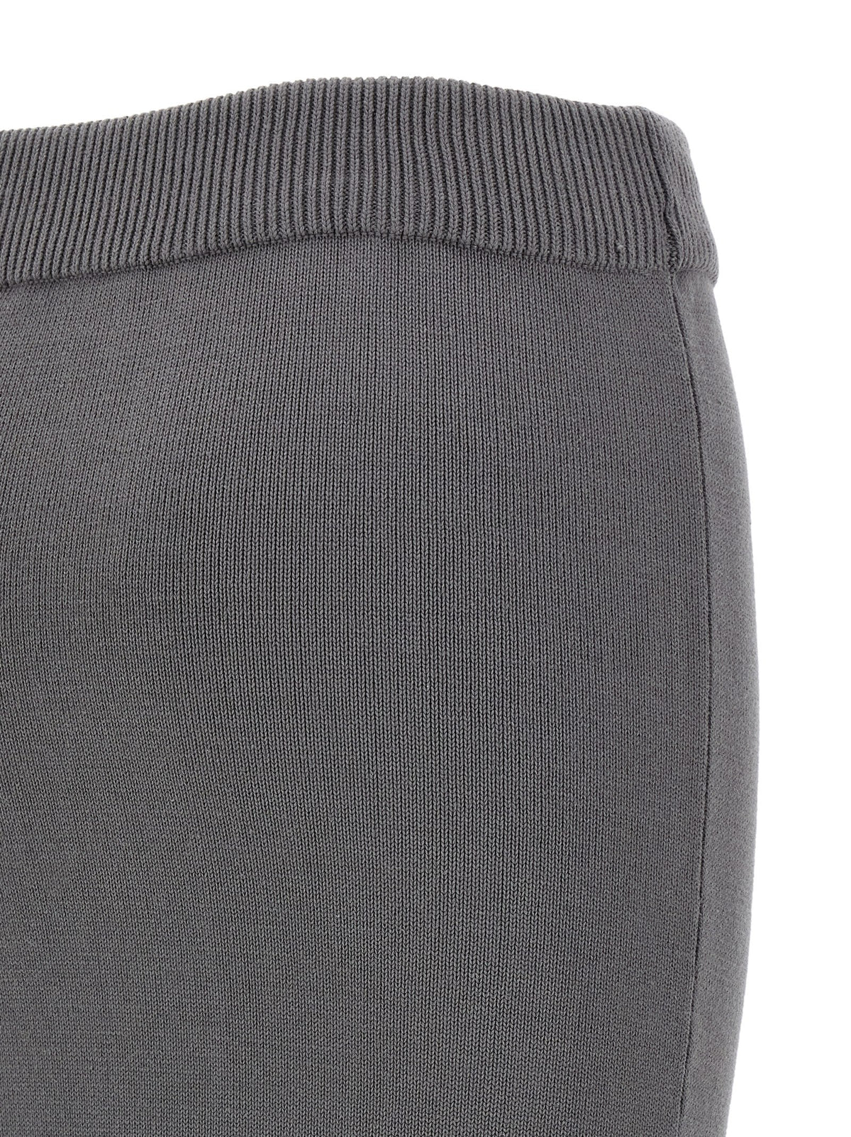 Entire Studios Gray Cotton Midi Skirt