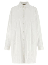 Herno White Cotton Blouse