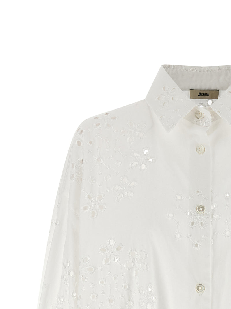 Chemisier Herno en coton blanc
