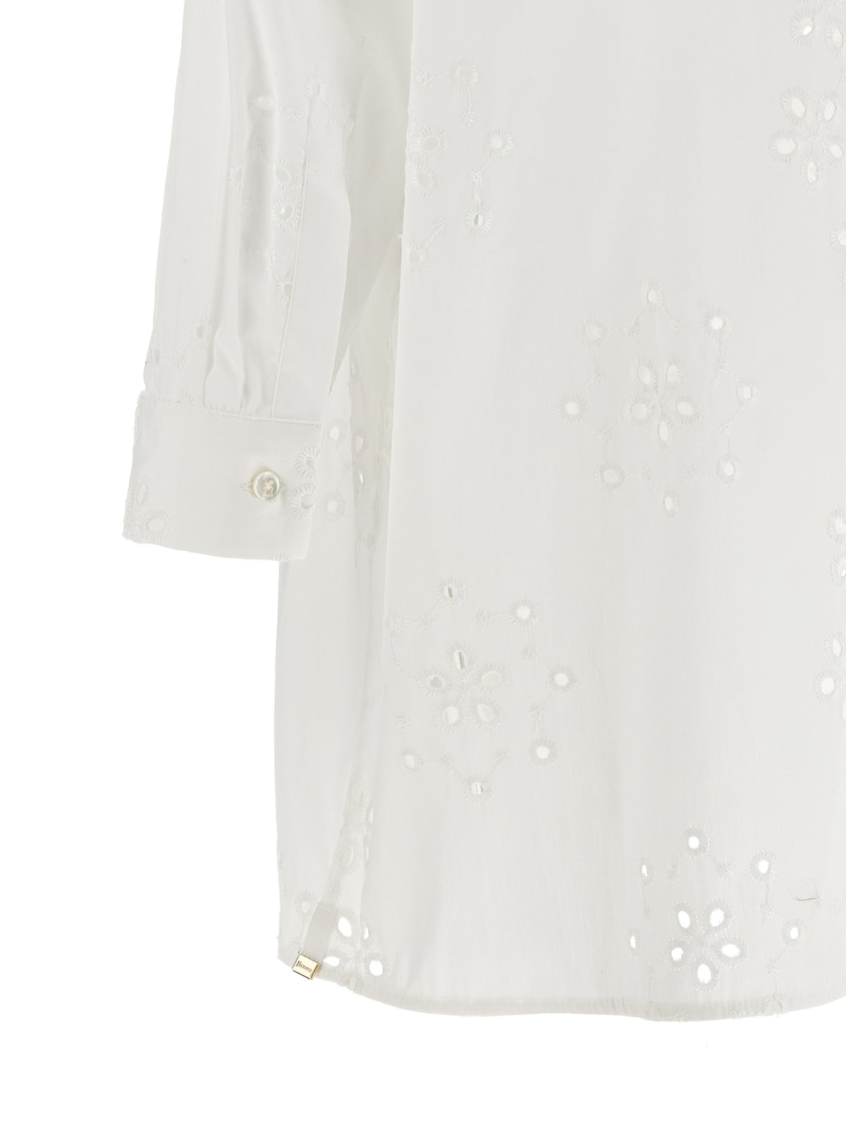 Herno White Cotton Blouse