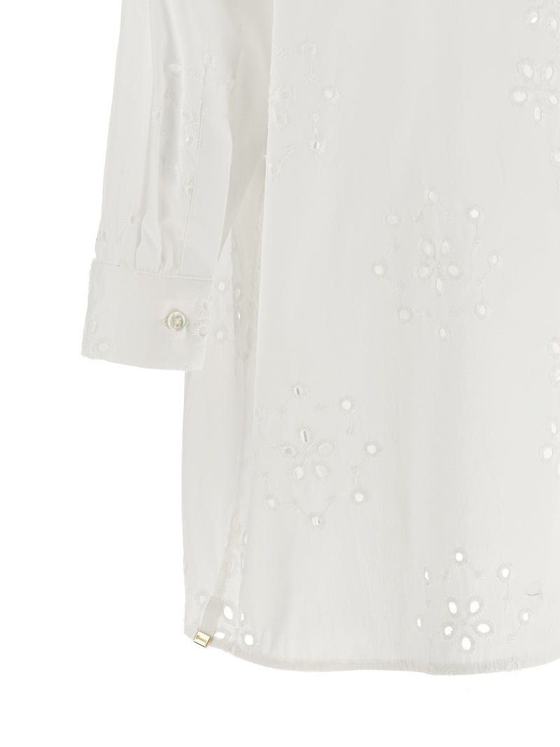 Chemisier Herno en coton blanc