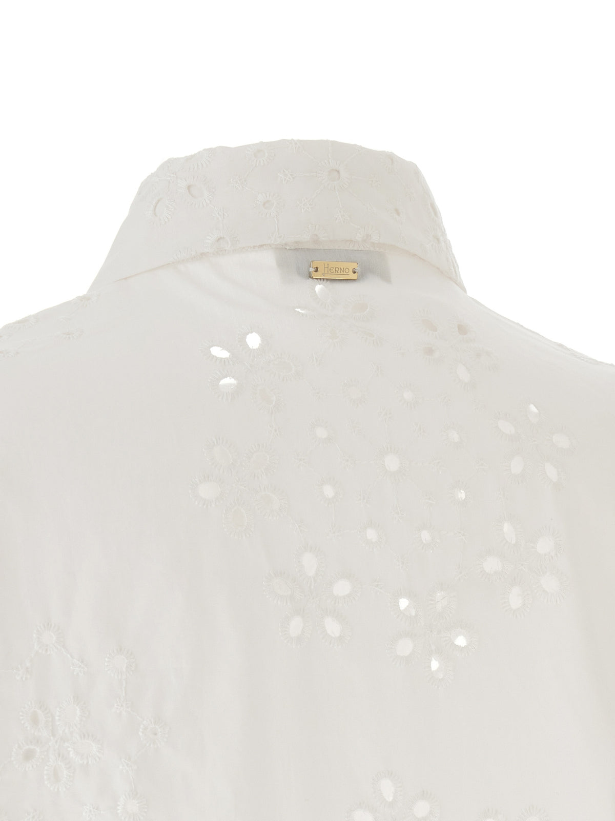 Herno White Cotton Blouse