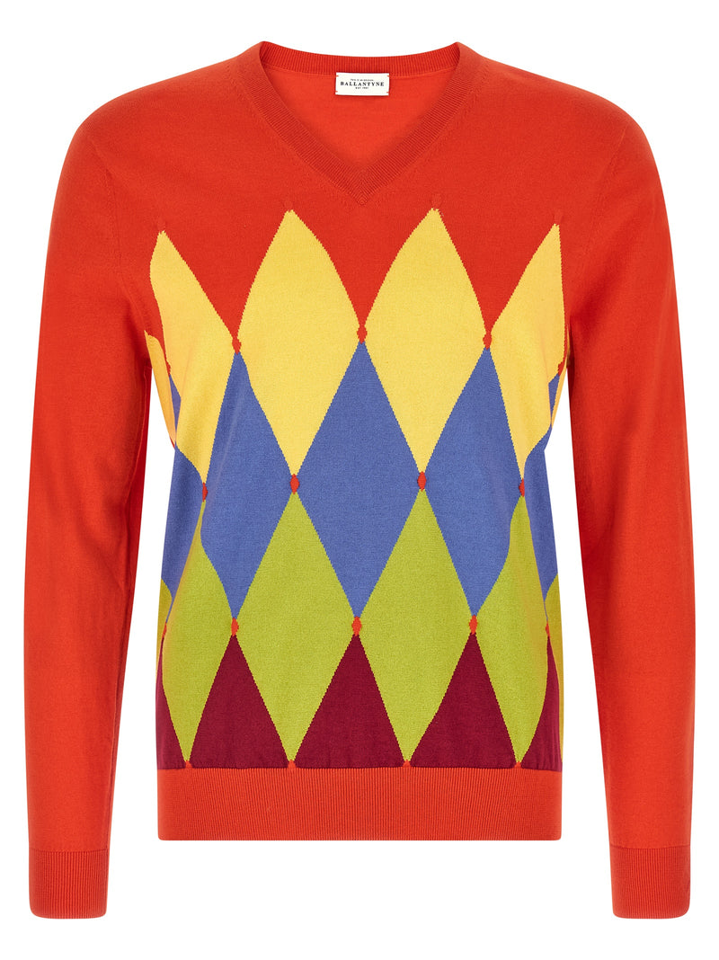 Ballantyne Multicolor Cotton Cardigan for Men