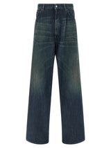 MM6 Maison Margiela Blue Cotton Jeans Denim