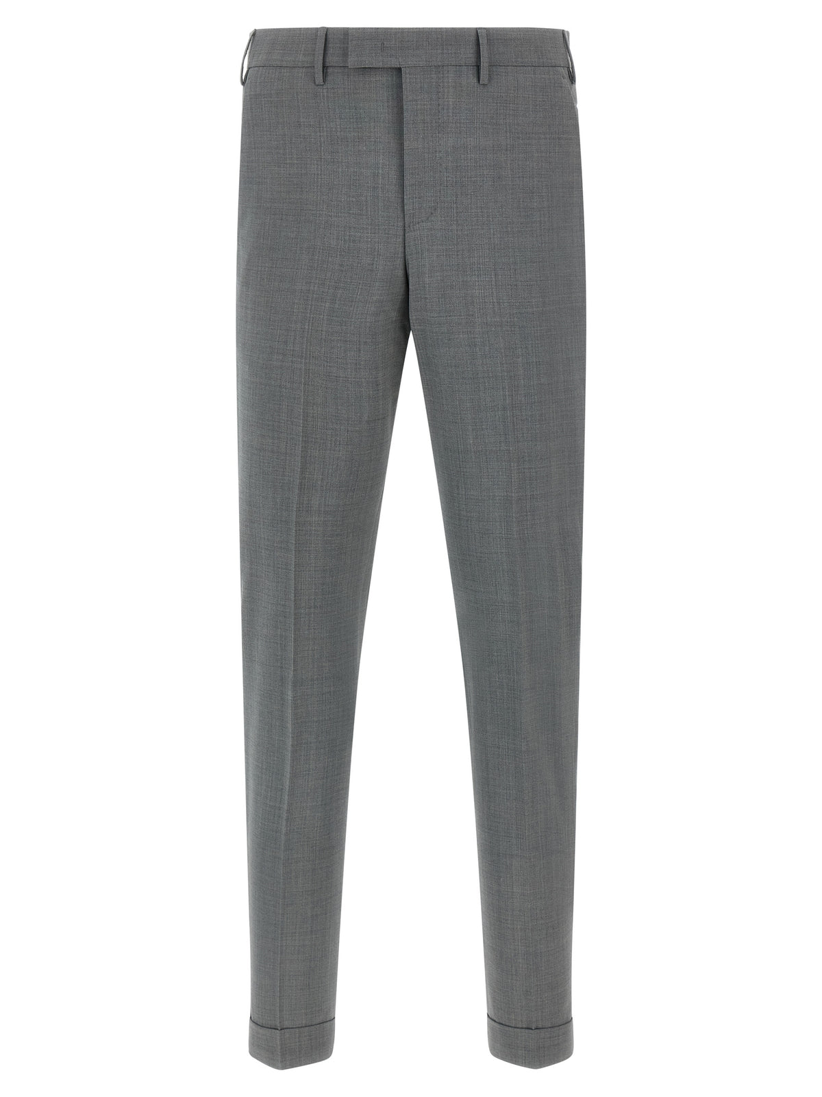 PT Torino Gray Virgin Wool Dress Pants - Master Mélange