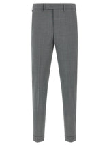 PT Torino Gray Virgin Wool Dress Pants - Master Mélange