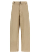 Pantalon décontracté Entire Studios en coton beige