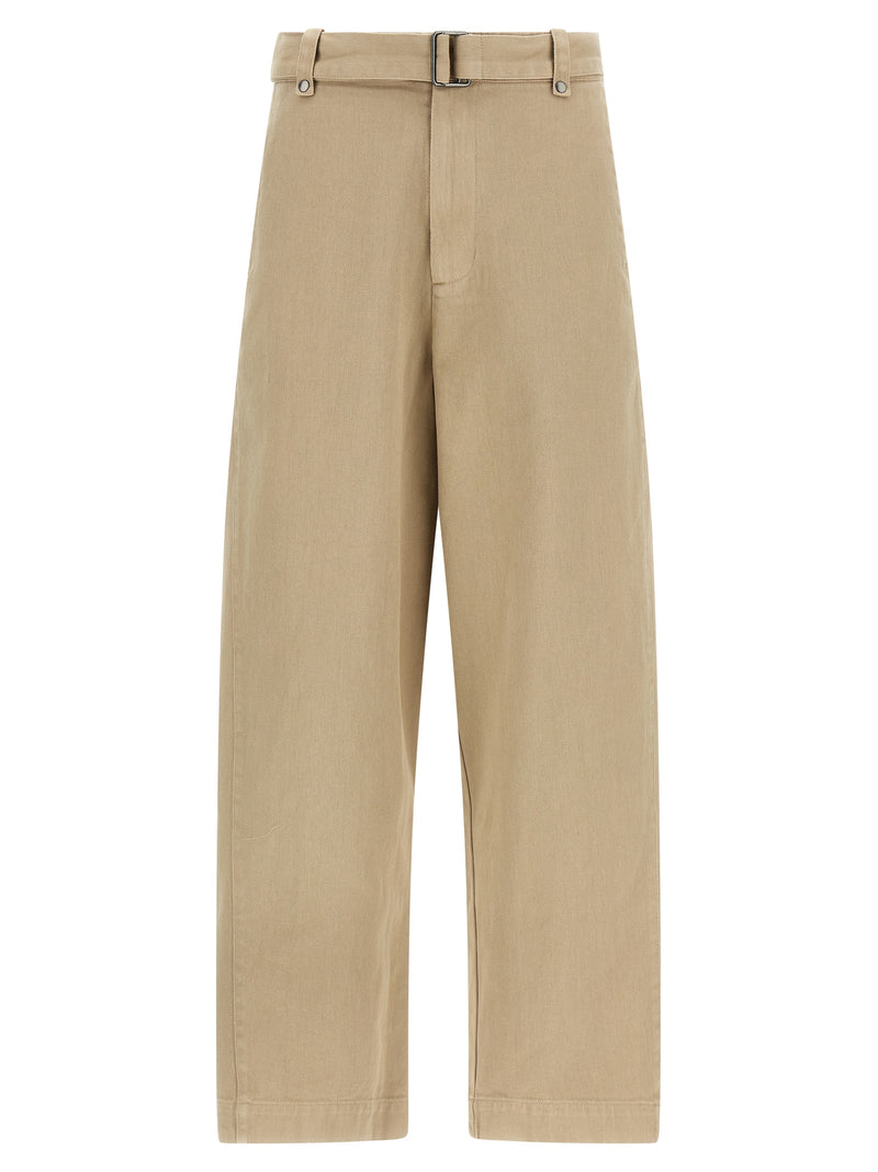 Pantalon décontracté Entire Studios en coton beige