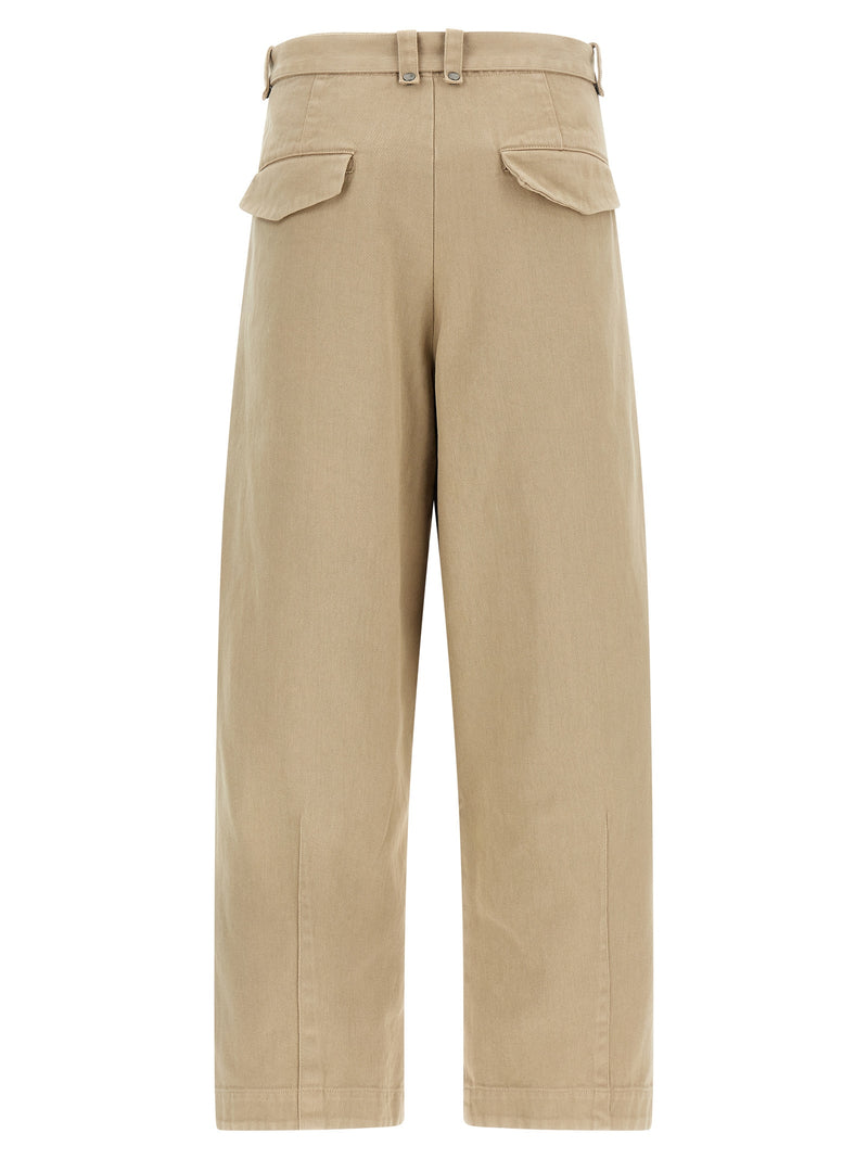 Pantalon décontracté Entire Studios en coton beige