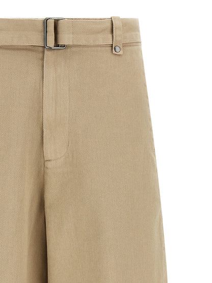 Entire Studios Beige Cotton Casual Pants