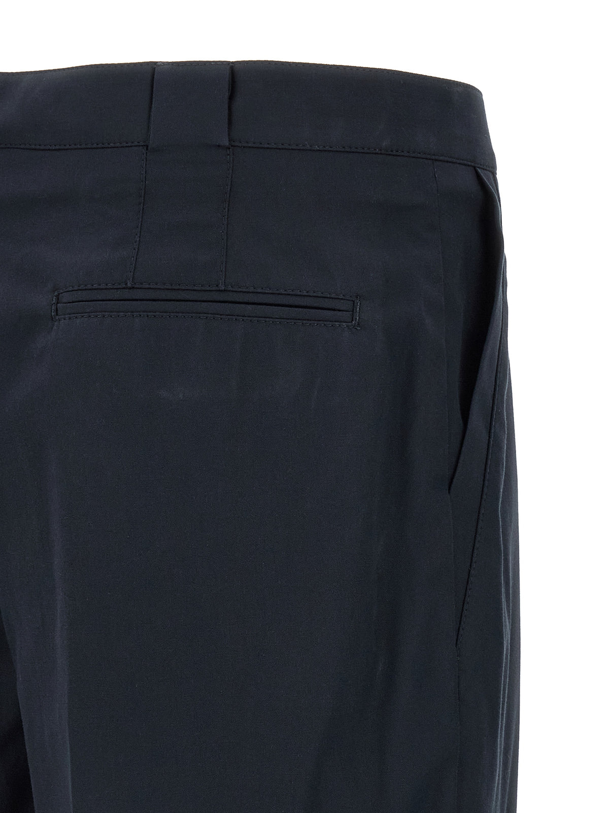 Brunello Cucinelli Blue Cotton Chino Pants