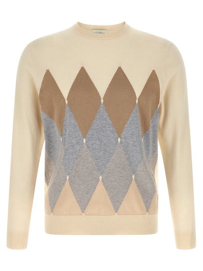 Ballantyne Beige Cotton Cardigan