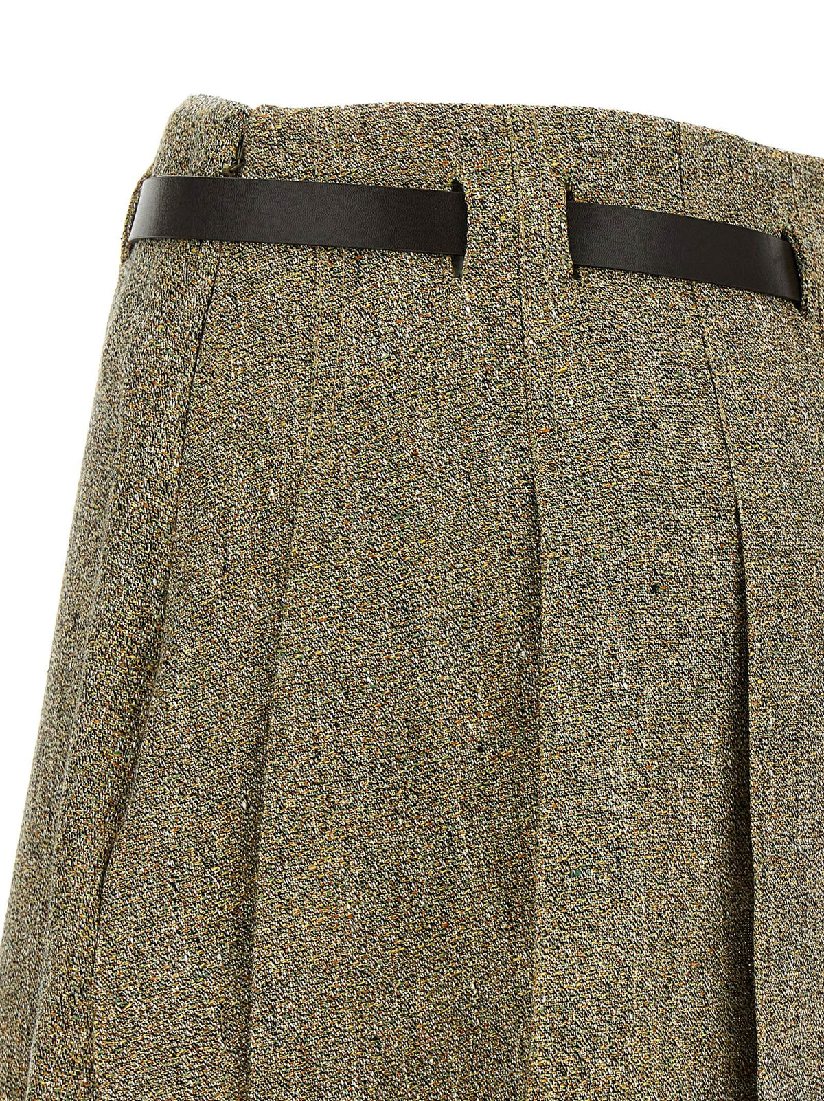 Jupe longue Ferragamo multicolore en lin