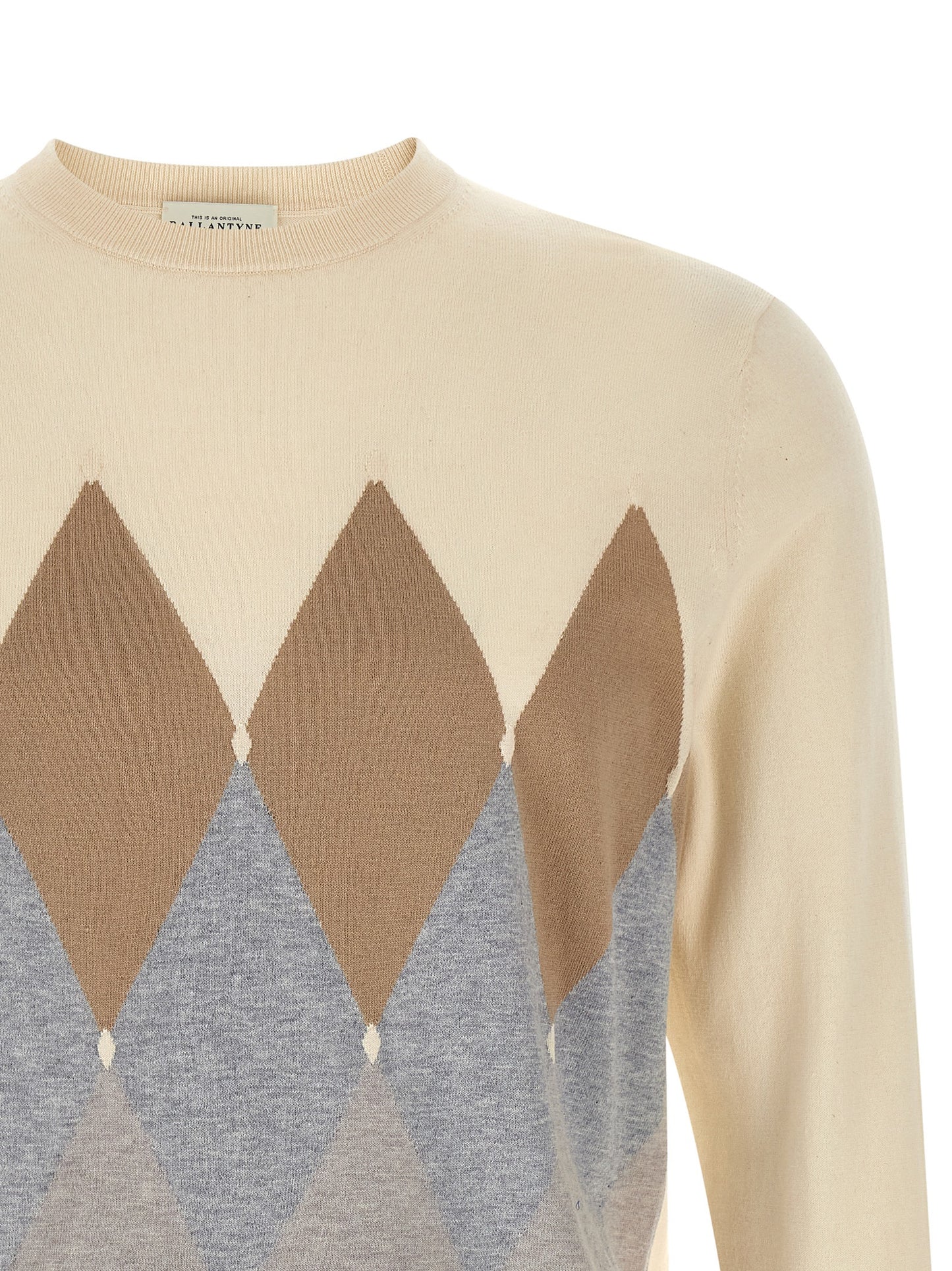 Ballantyne Beige Cotton Cardigan