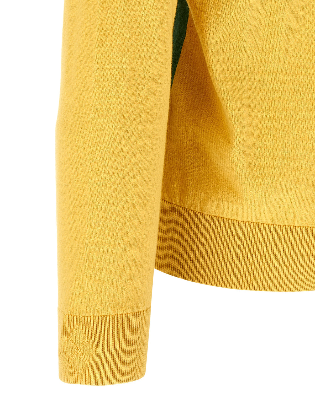 Cardigan bicolore en coton Ballantyne