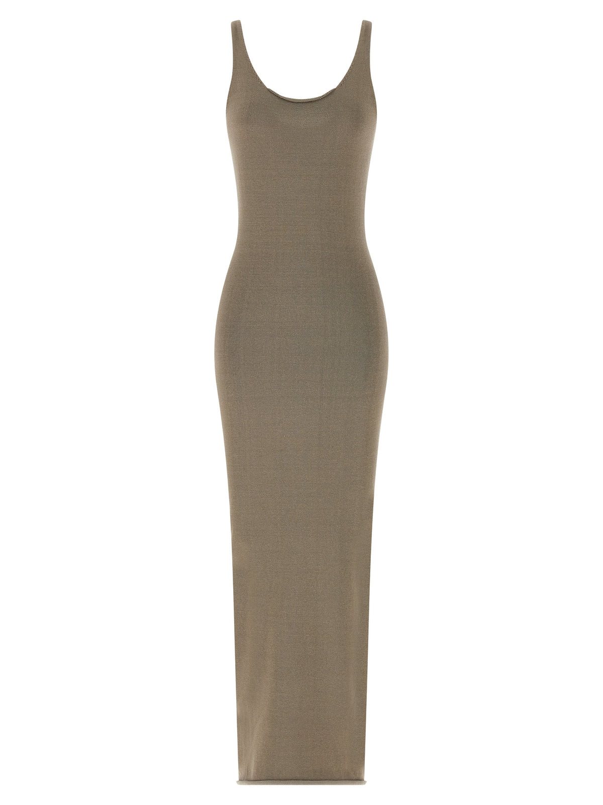 Robe midi en coton beige Entire Studios