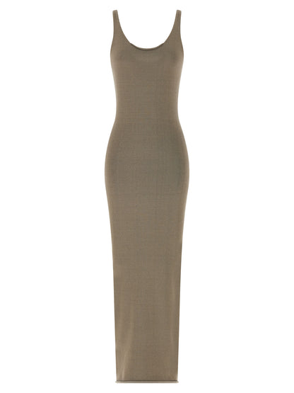 Entire Studios Beige Cotton Midi Dress