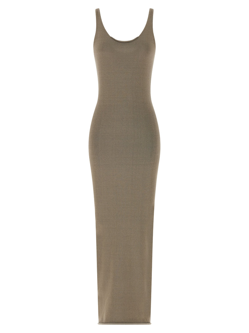Entire Studios Beige Cotton Midi Dress