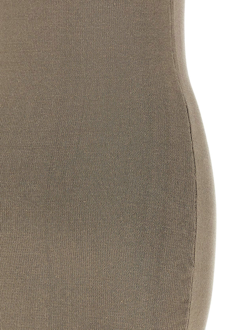 Entire Studios Beige Cotton Midi Dress