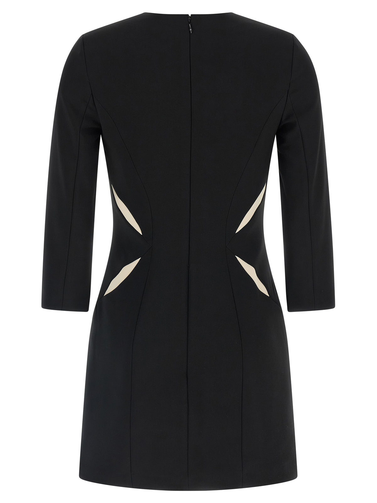 Elisabetta Franchi Bicolor Polyester Short Dress