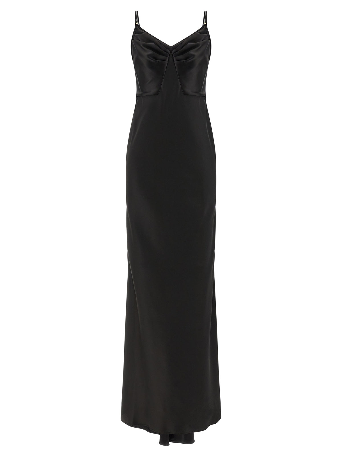 Robe longue Elisabetta Franchi en polyester noir
